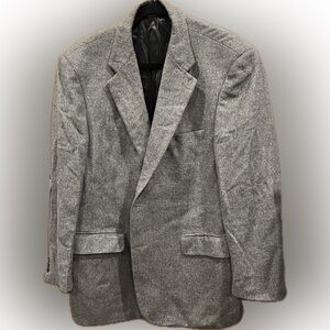 WH Belk Vintage Gray Camel Hair Gray Men's Blazer